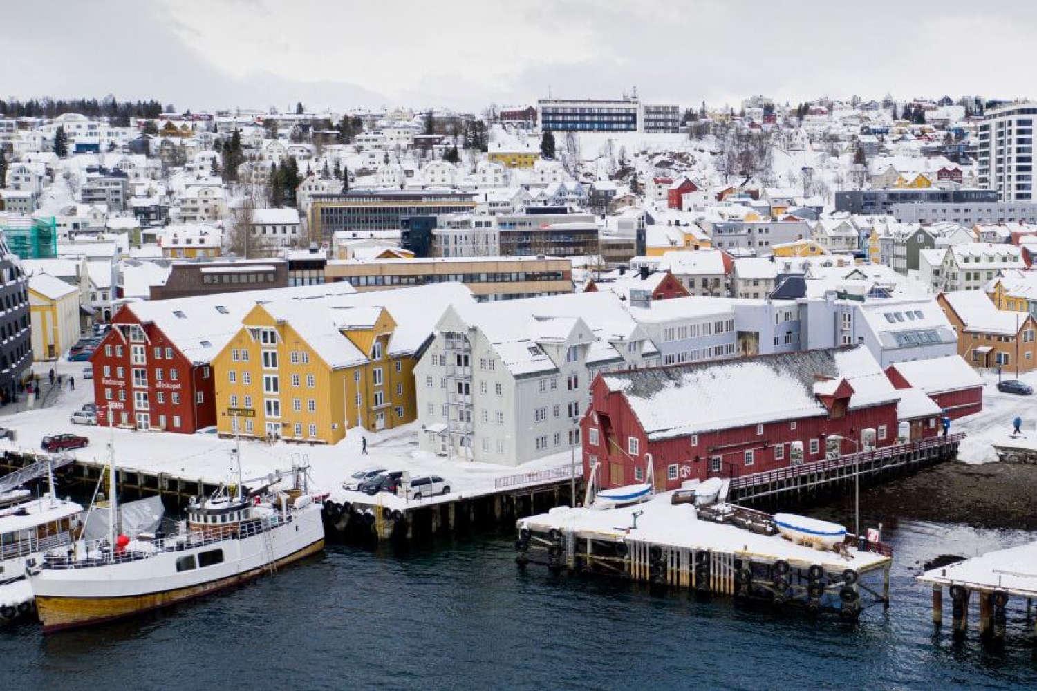 Kai i Tromsø hvor Polarmuseet ligger