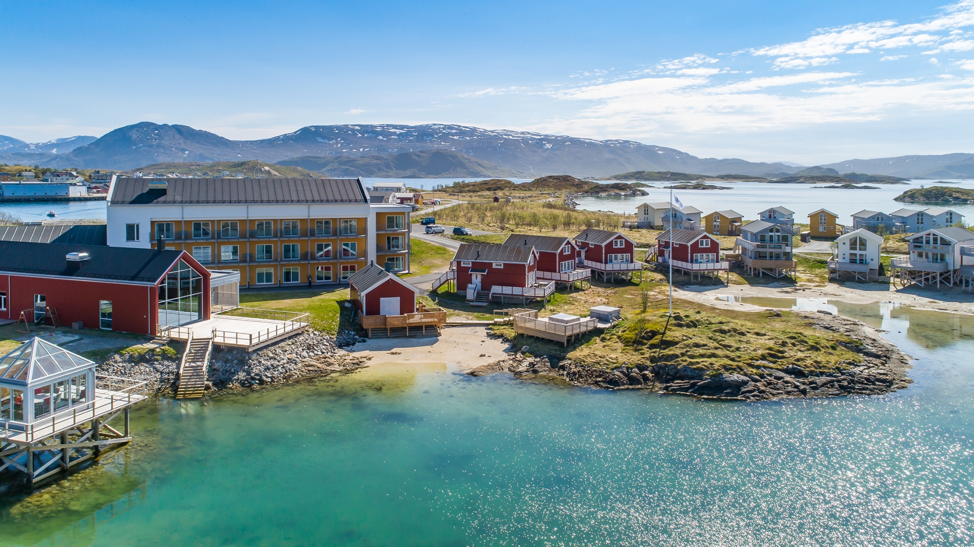 Sommarøy Arctic Hotel outside of Tromsø