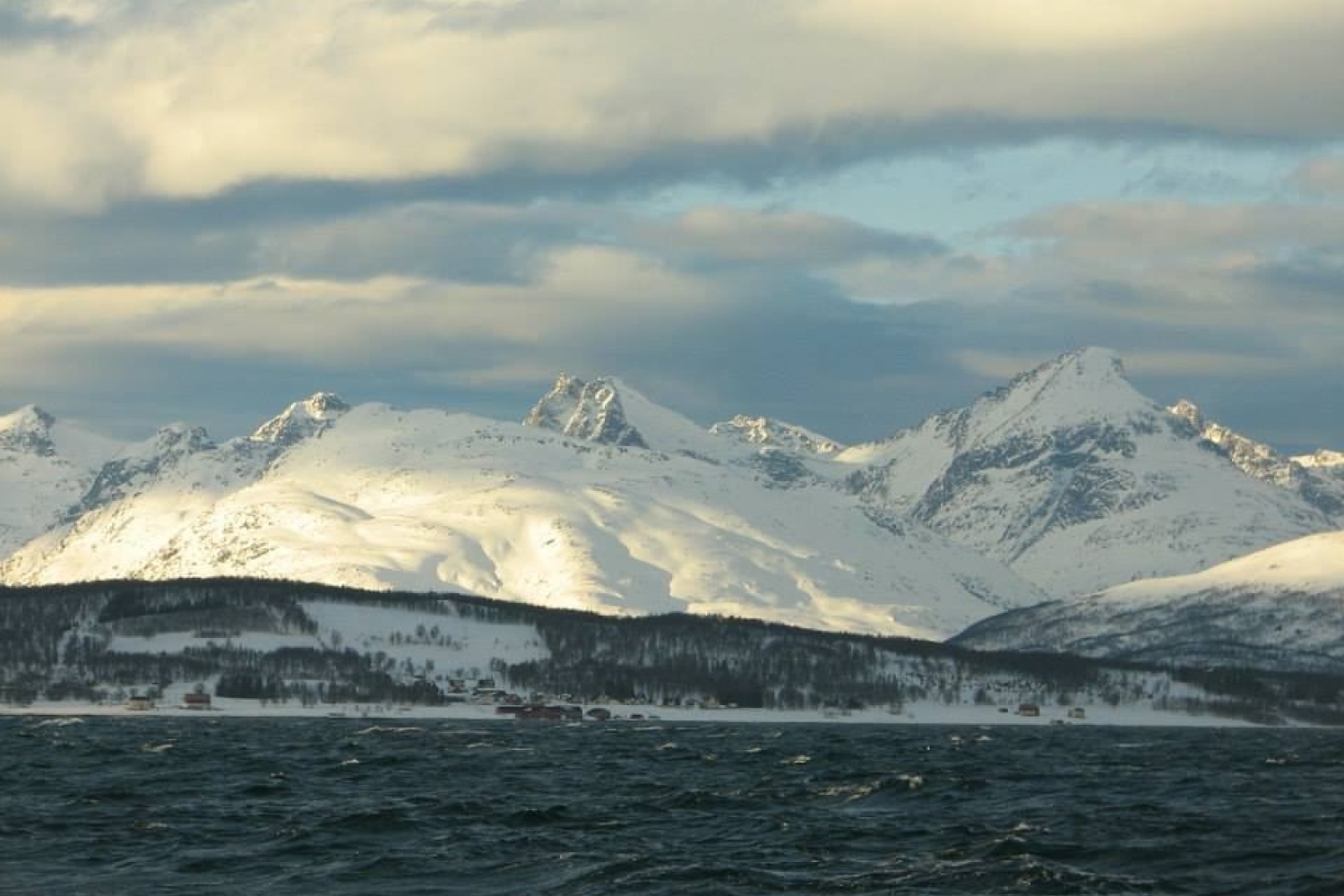 Blålys cruise rundt Tromsøya