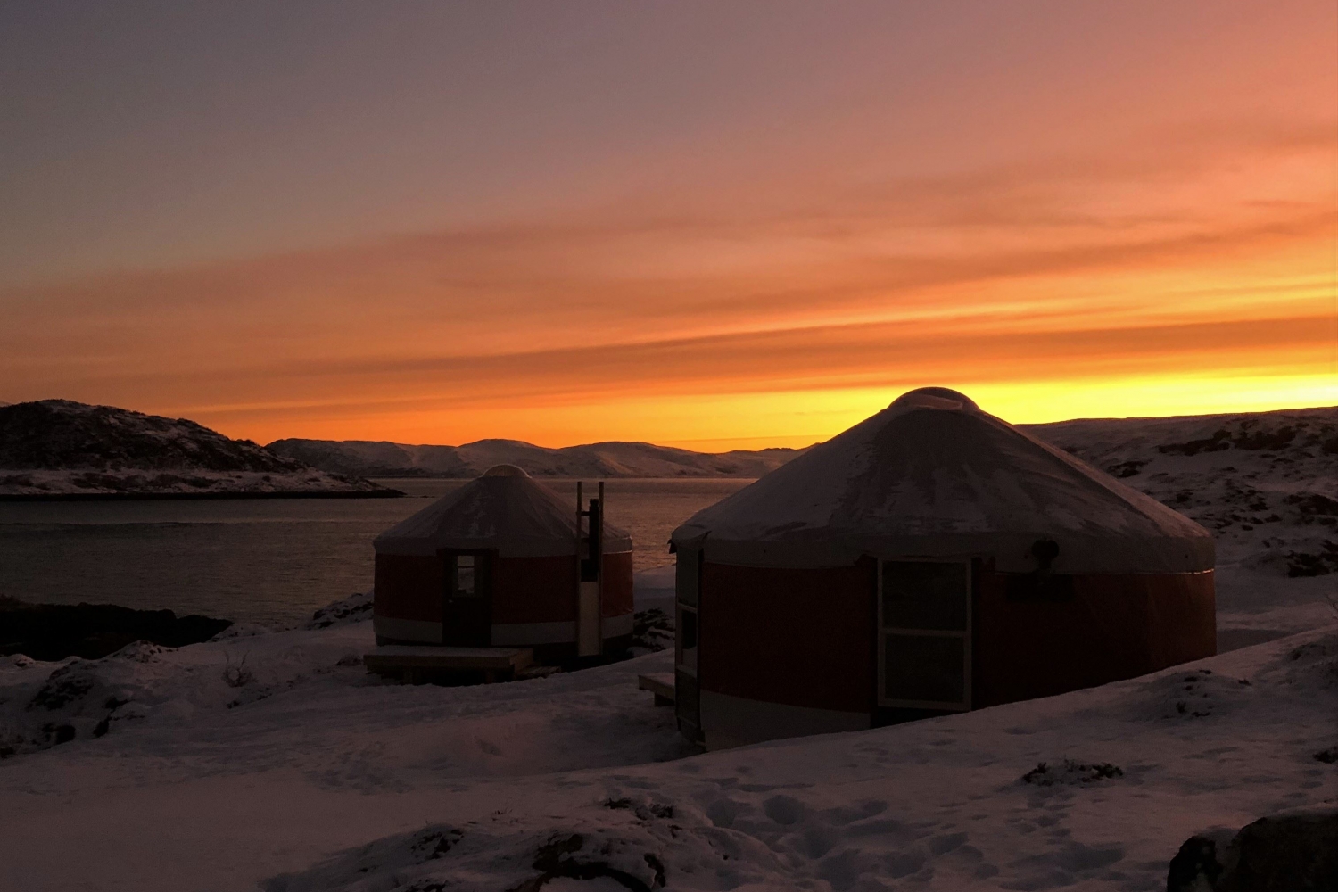 Private three days Arctic Camp with winter kayaking - all inclusive