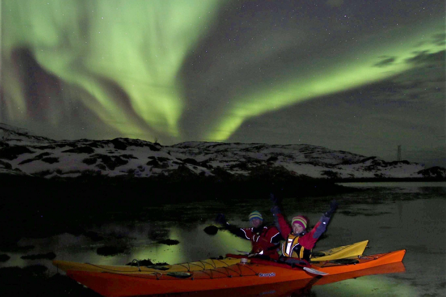 Two days Christmas Arctic Camp with winter kayaking