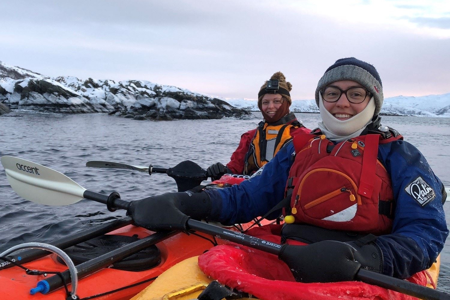 Two days Christmas Arctic Camp with winter kayaking