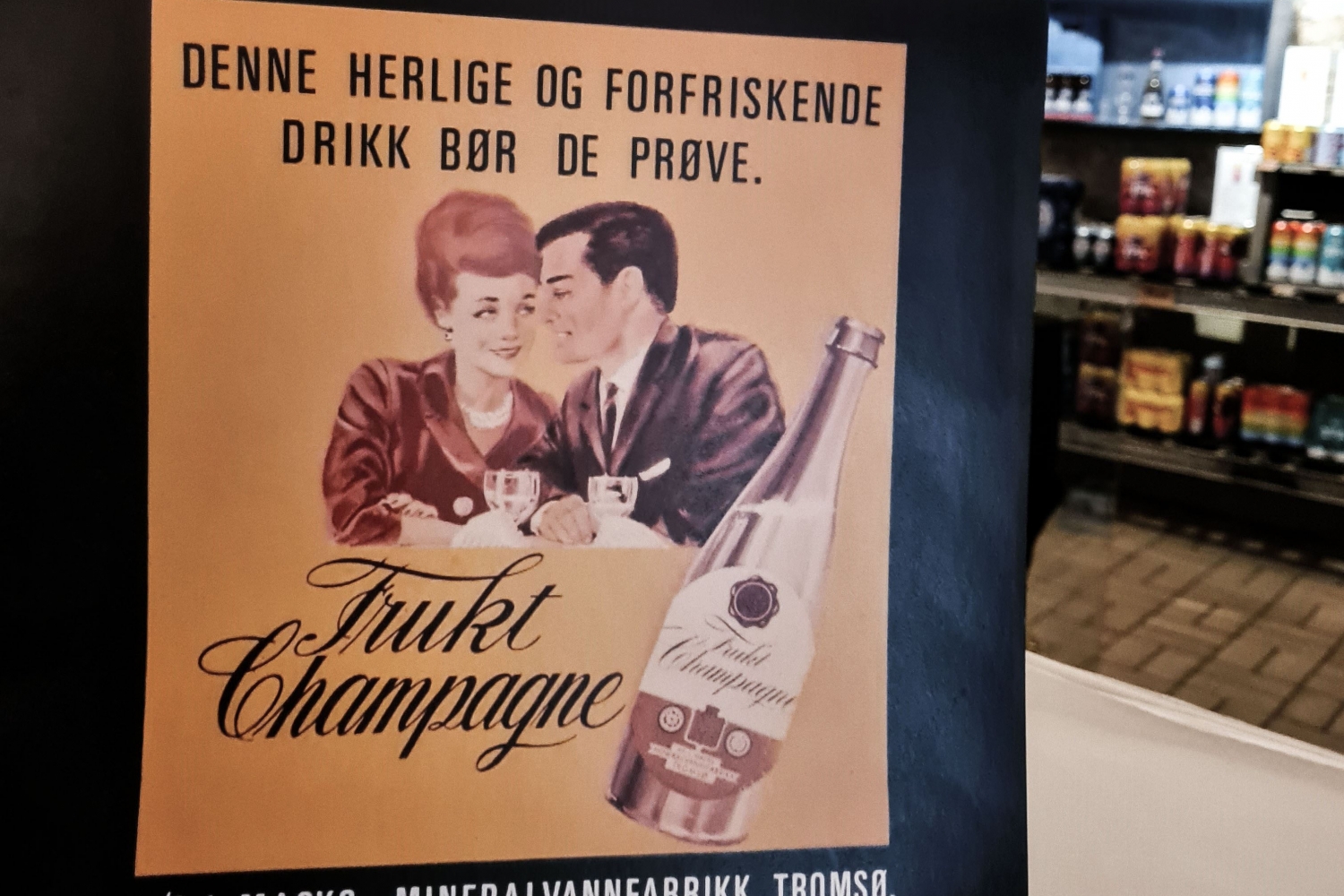 a poster of an old advertisment