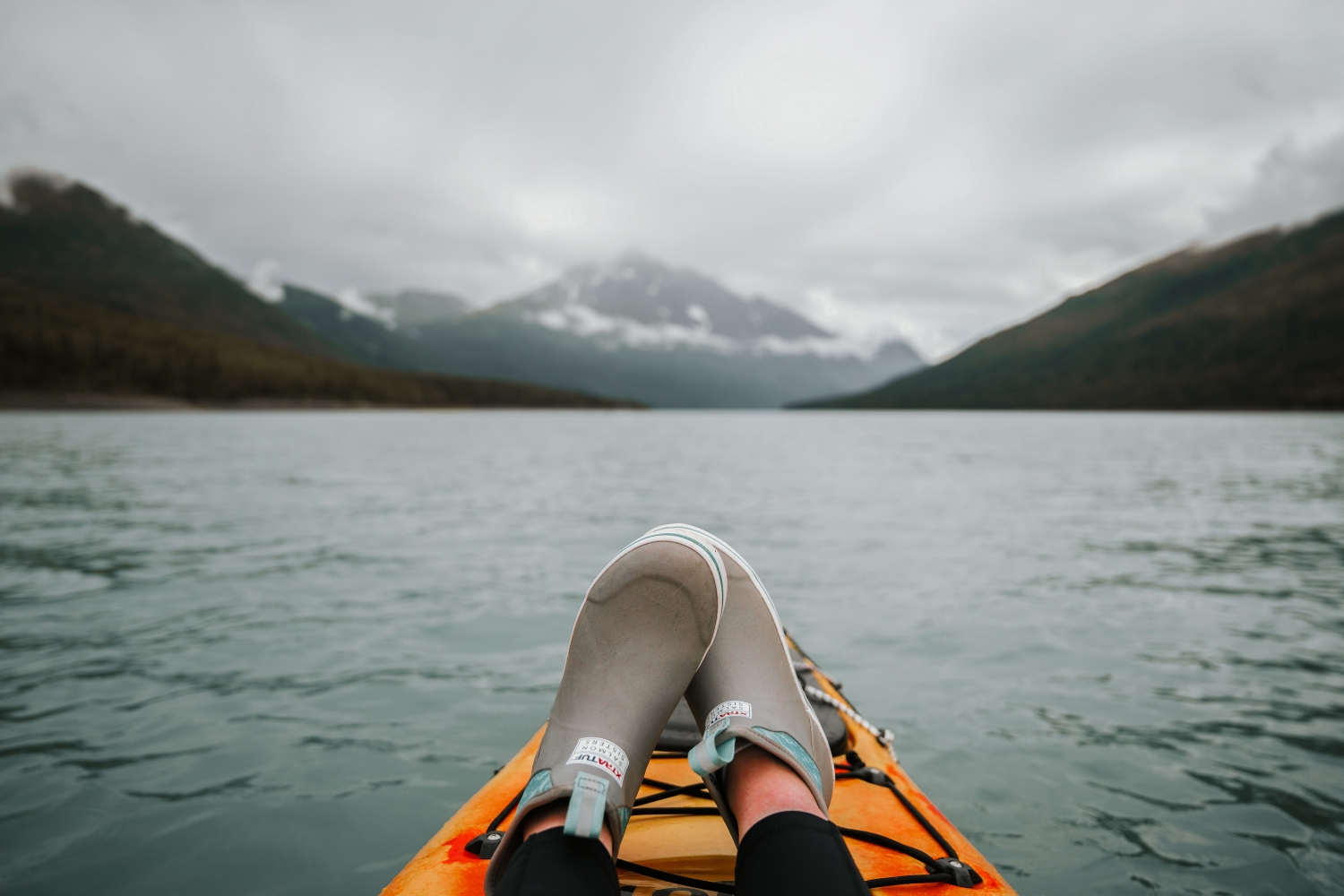 kayakk in a fjord