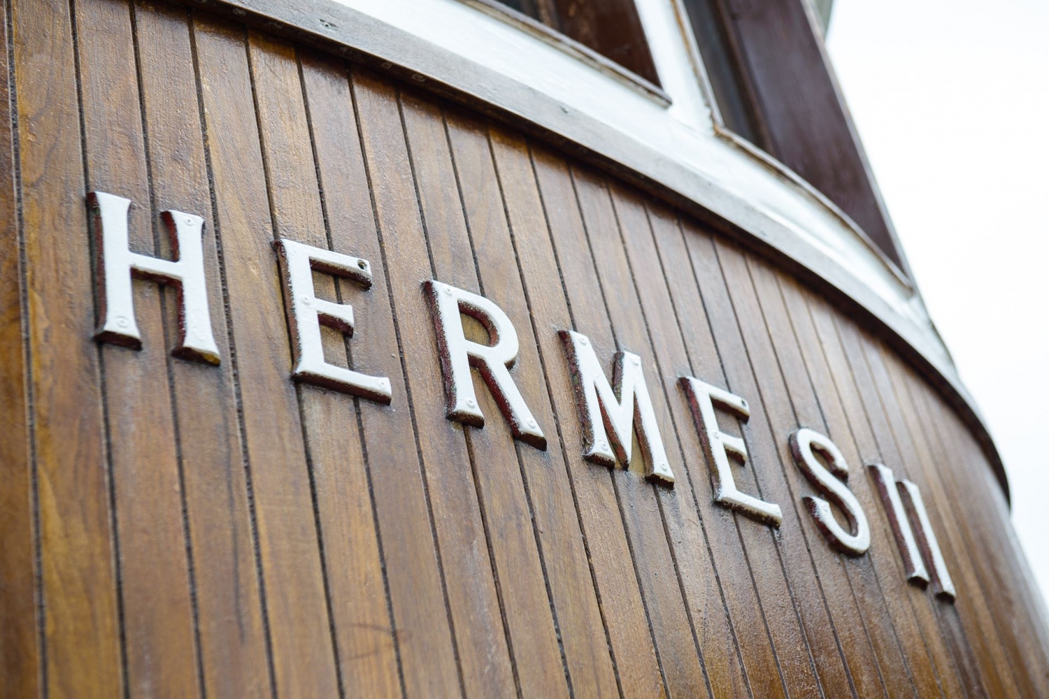 Hermes II on the boat