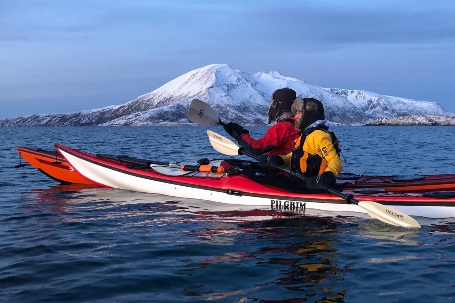 Privat to dagers Arctic Camp med vinter padling - alt inkludert