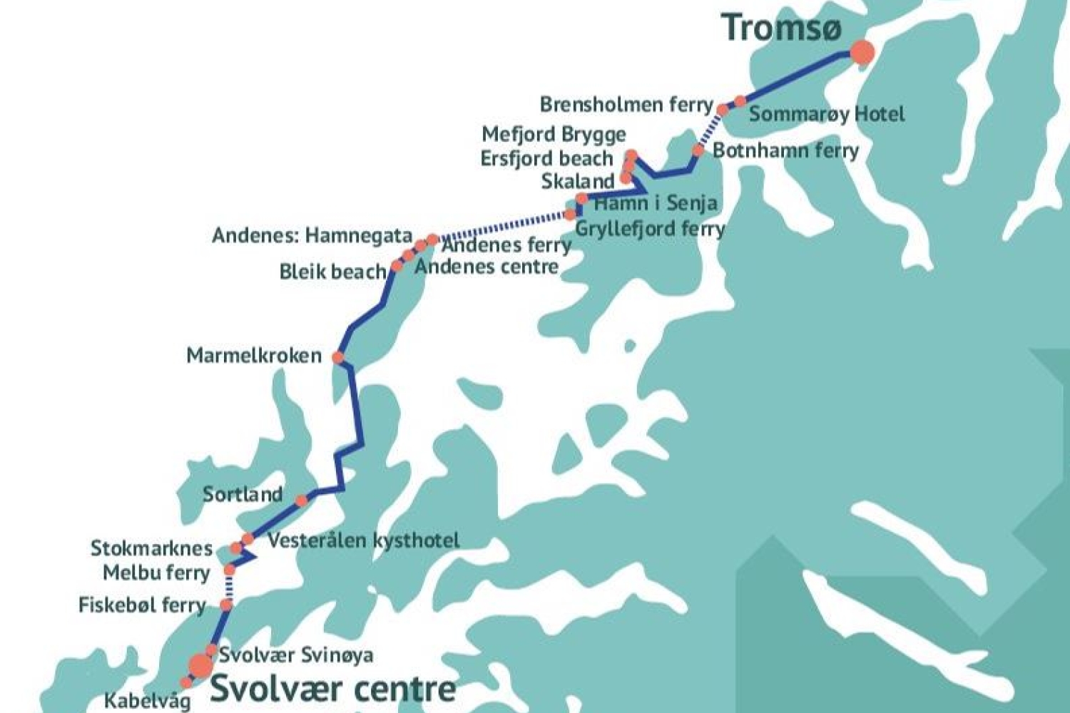 Arctic Route Tromsø - Senja  - Lofoten